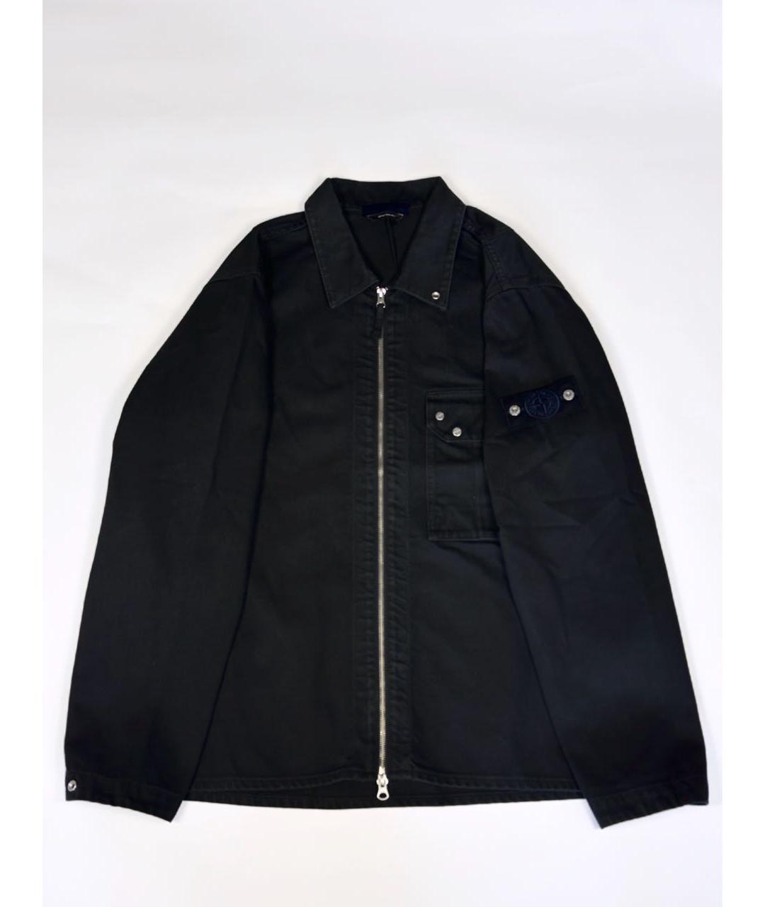 STONE ISLAND Черная деним куртка, фото 5