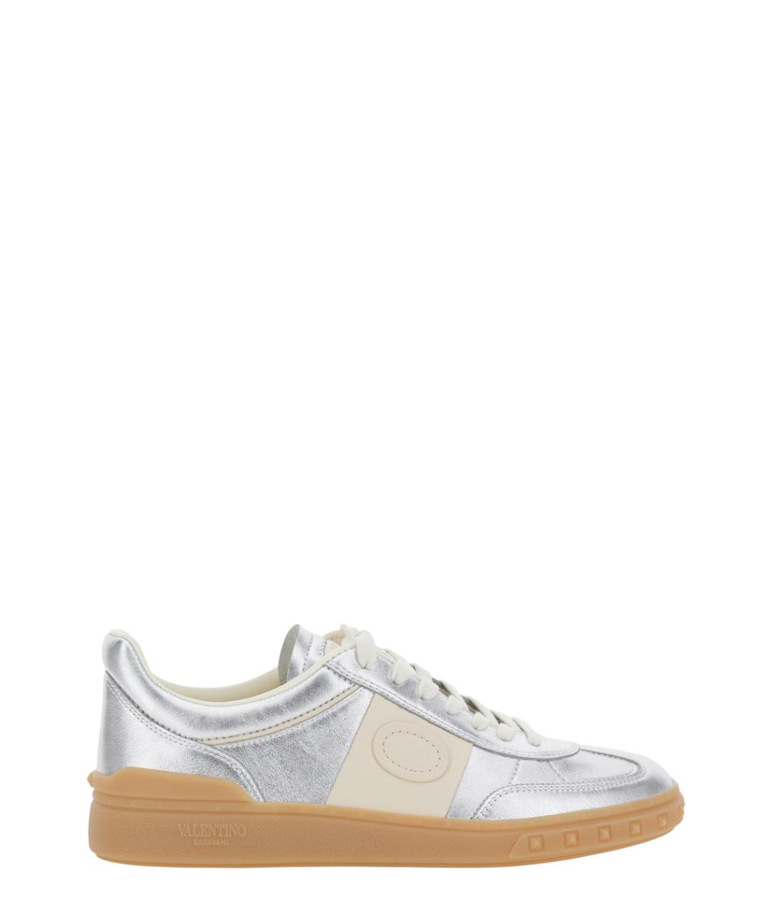 VALENTINO Серебряные кеды, фото 1