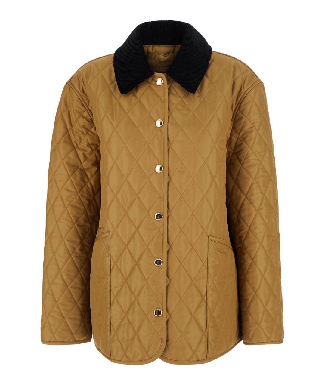 BURBERRY Бежевая полиэстеровая куртка, фото 1