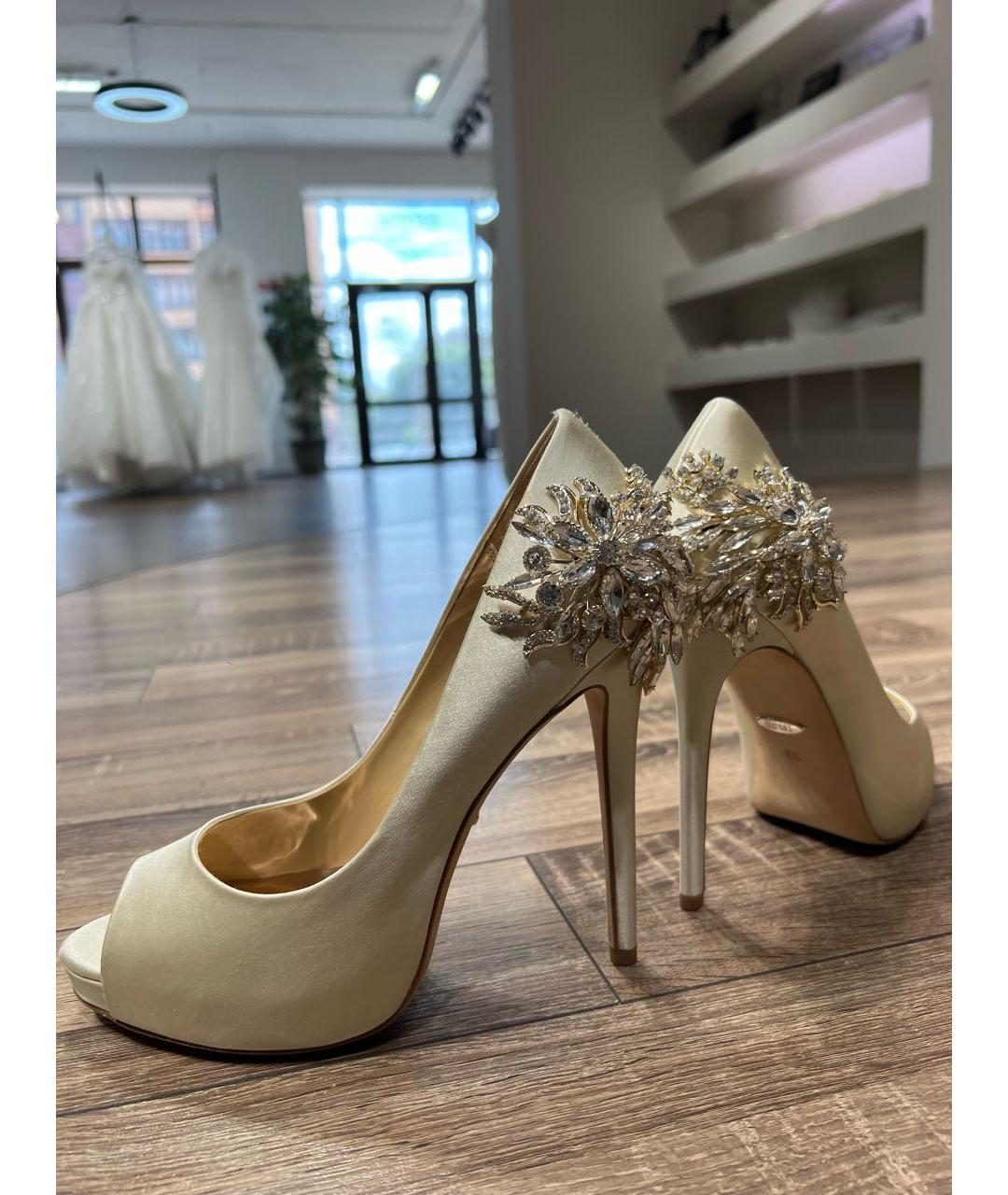 BADGLEY MISCHKA Бежевые туфли, фото 5