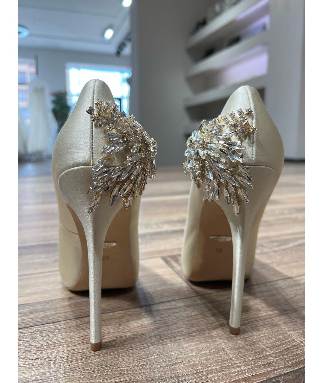 BADGLEY MISCHKA Бежевые туфли, фото 4