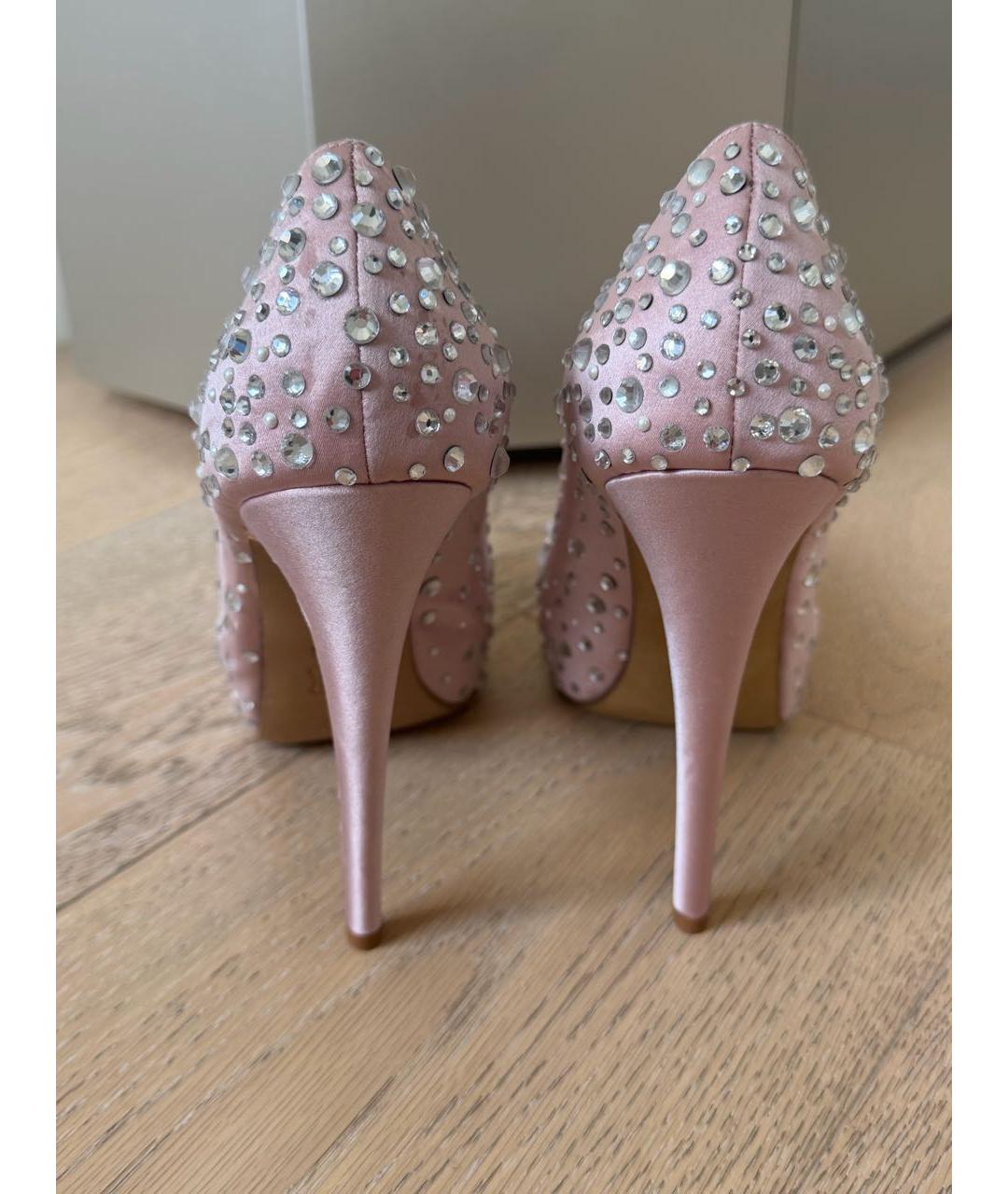 ZUHAIR MURAD Розовые текстильные туфли, фото 3