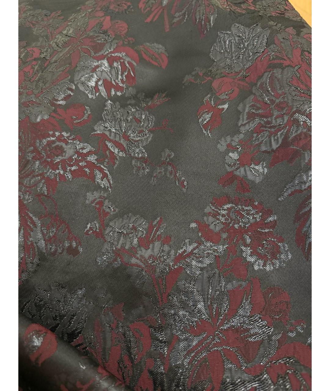 DOLCE&GABBANA Черная хлопковая юбка миди, фото 8