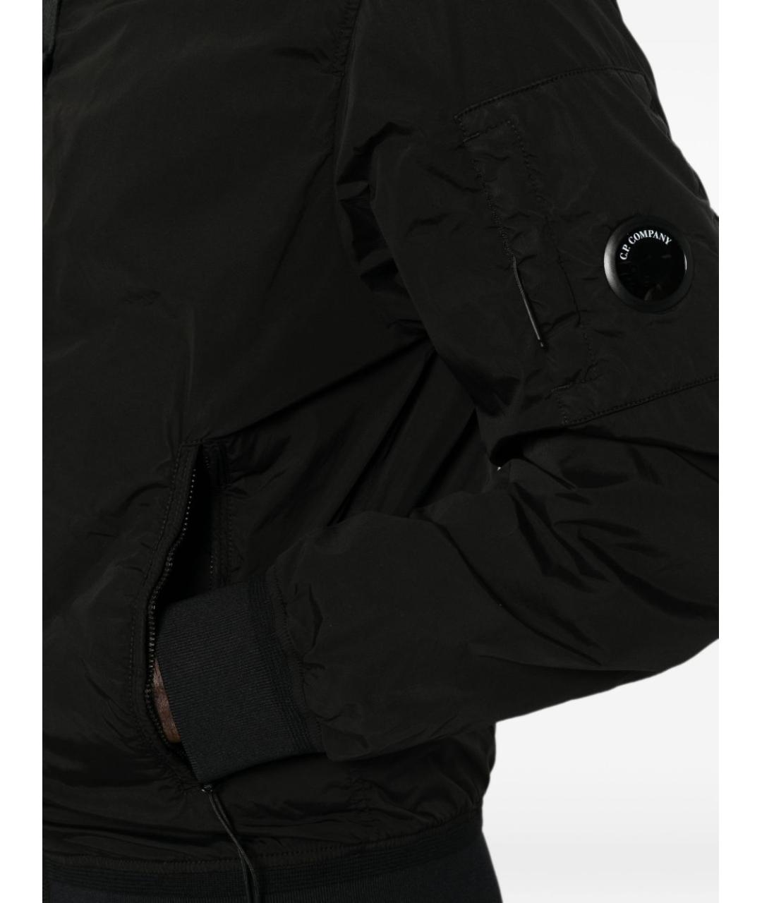 CP COMPANY Черная полиамидовая куртка, фото 4