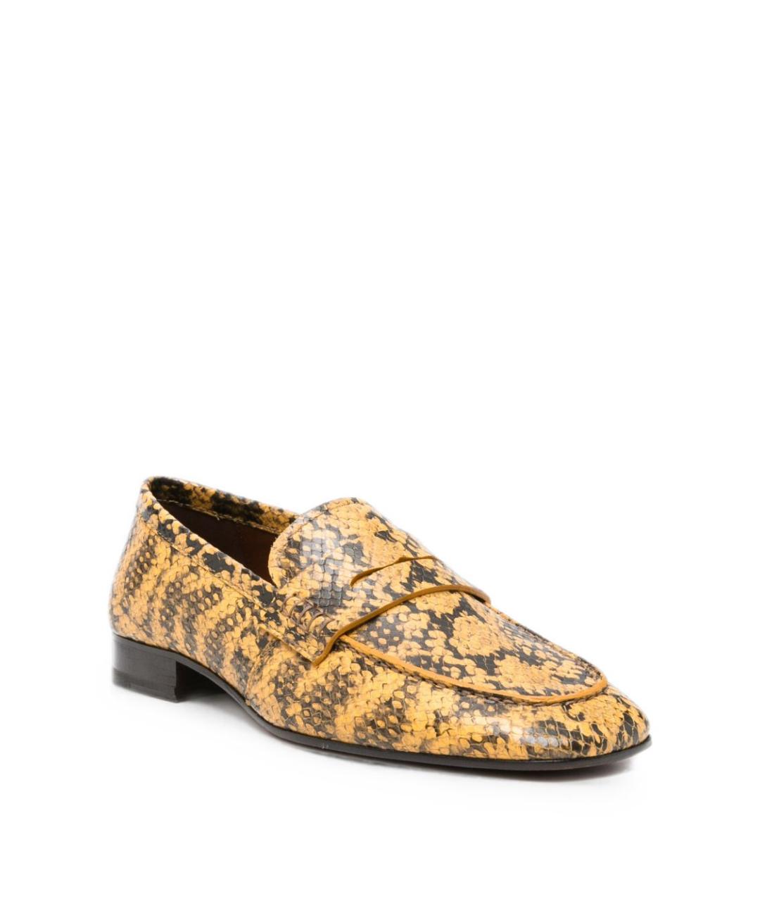 DRIES VAN NOTEN Желтые лоферы, фото 4