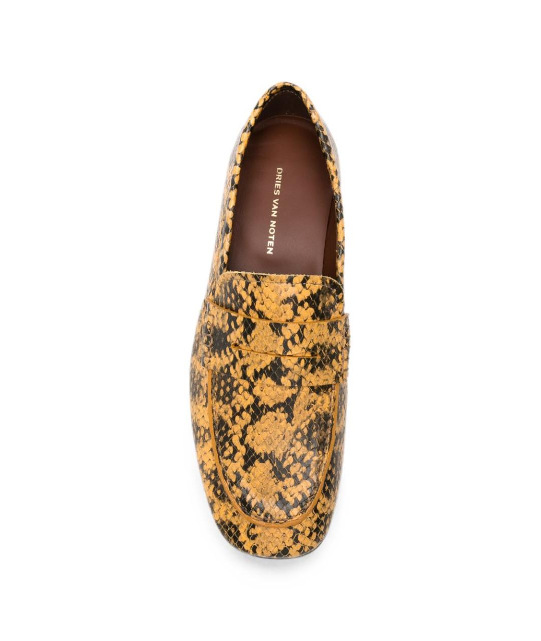 DRIES VAN NOTEN Желтые лоферы, фото 2