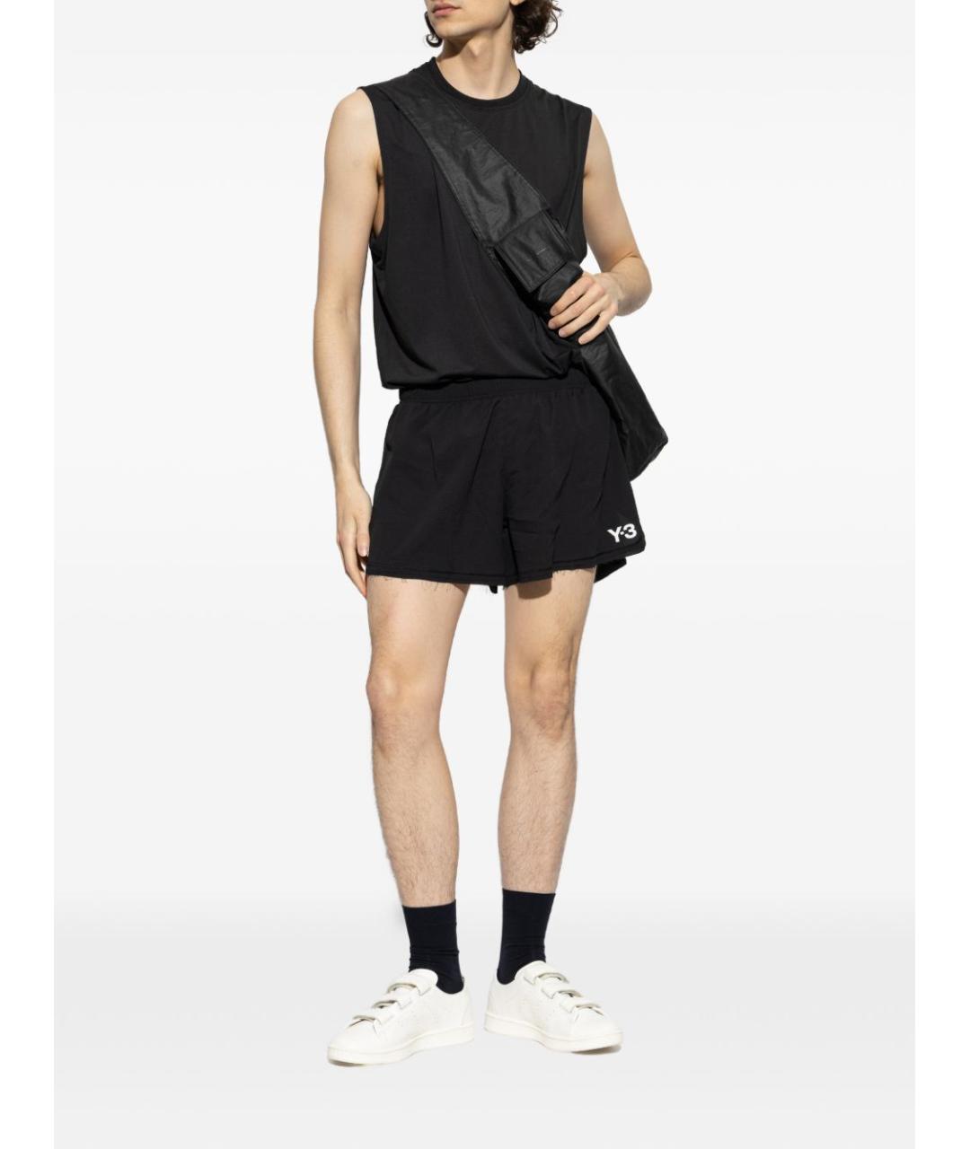 Y-3 Черные шорты, фото 4