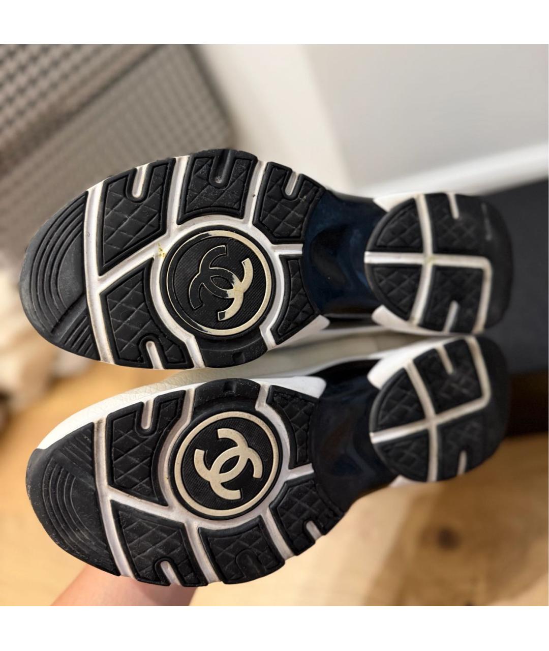 CHANEL Белые кроссовки, фото 5