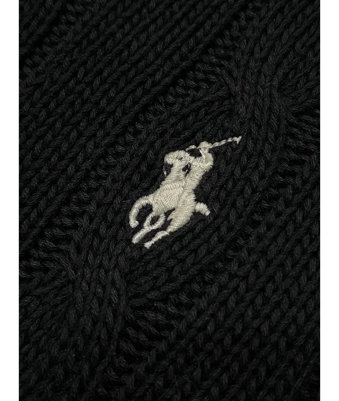 POLO RALPH LAUREN Черный хлопковый джемпер / свитер, фото 7