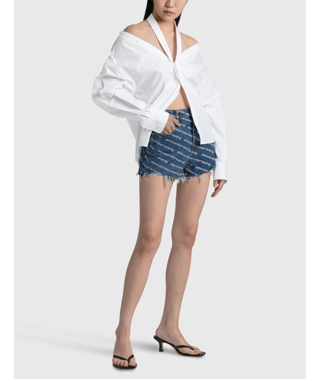 ALEXANDER WANG Белая хлопковая рубашка, фото 3