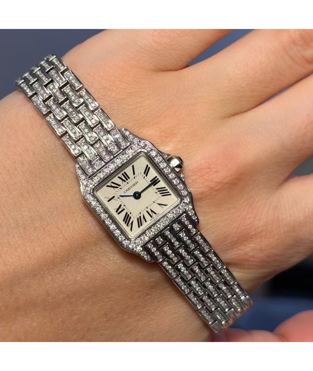 CARTIER Серебряные металлические часы, фото 5