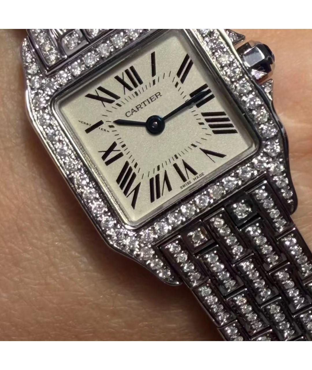 CARTIER Серебряные металлические часы, фото 4