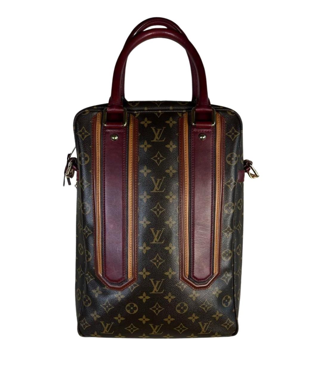 LOUIS VUITTON Коричневая сумка с короткими ручками, фото 1
