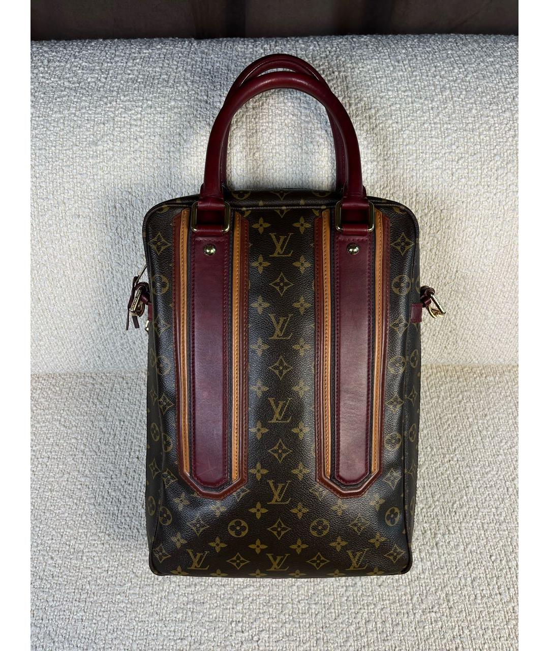 LOUIS VUITTON Коричневая сумка с короткими ручками, фото 9