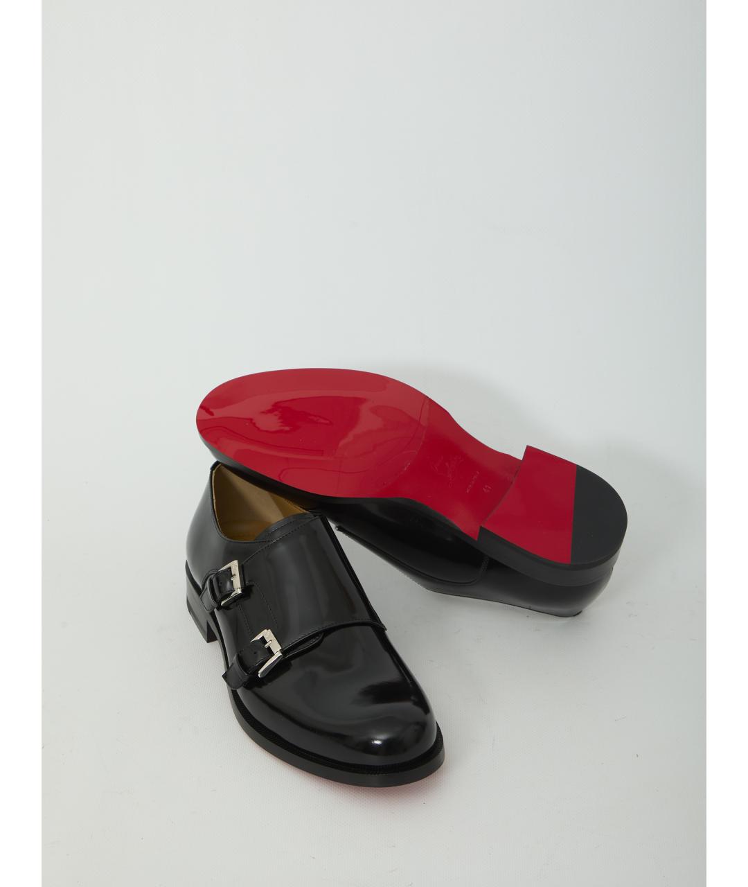 CHRISTIAN LOUBOUTIN Черные туфли из лакированной кожи, фото 5