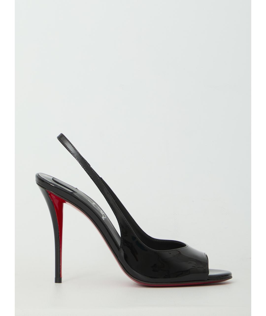 CHRISTIAN LOUBOUTIN Черные туфли из лакированной кожи, фото 6