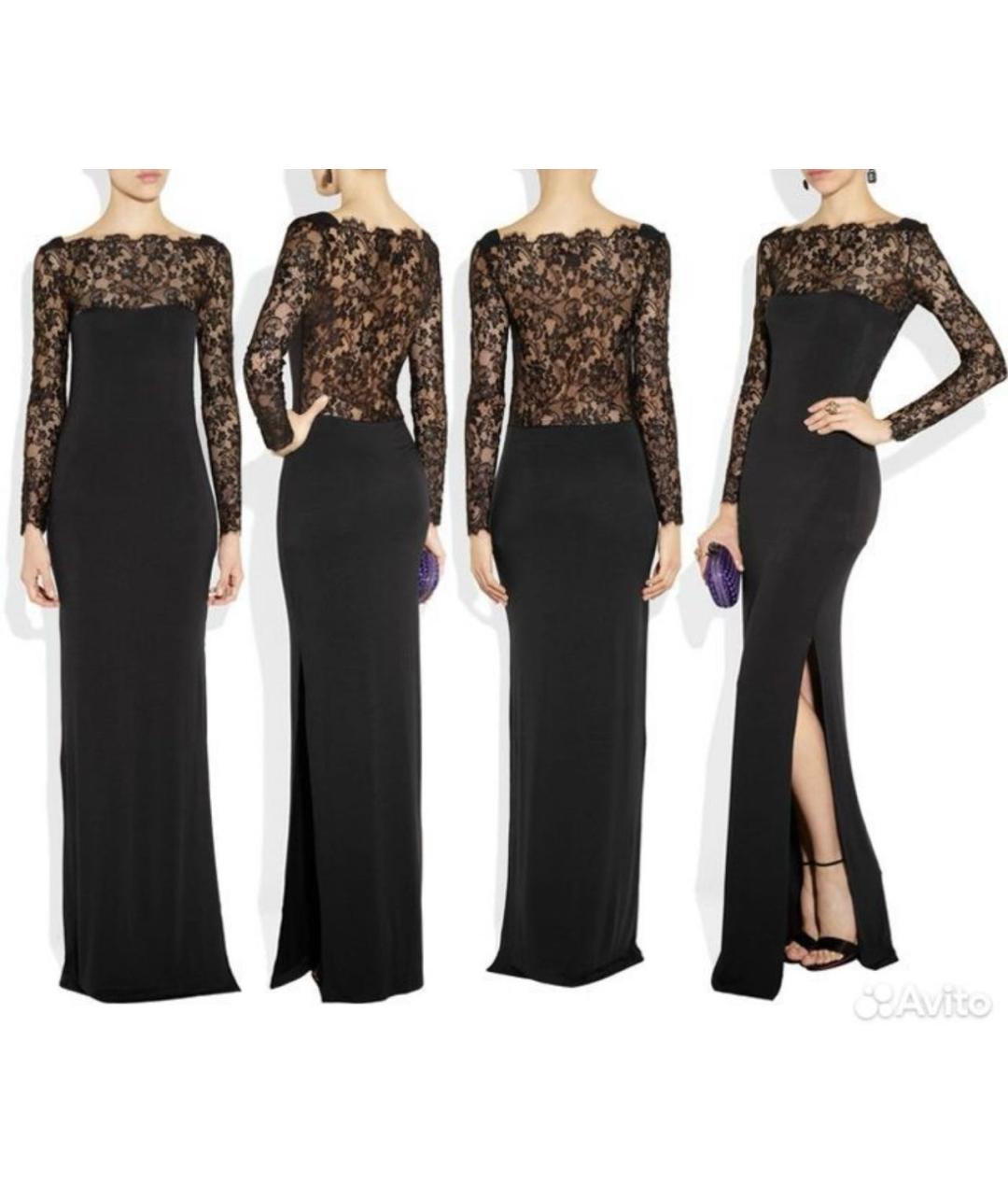 BY MALENE BIRGER Черное кружевное вечернее платье, фото 3