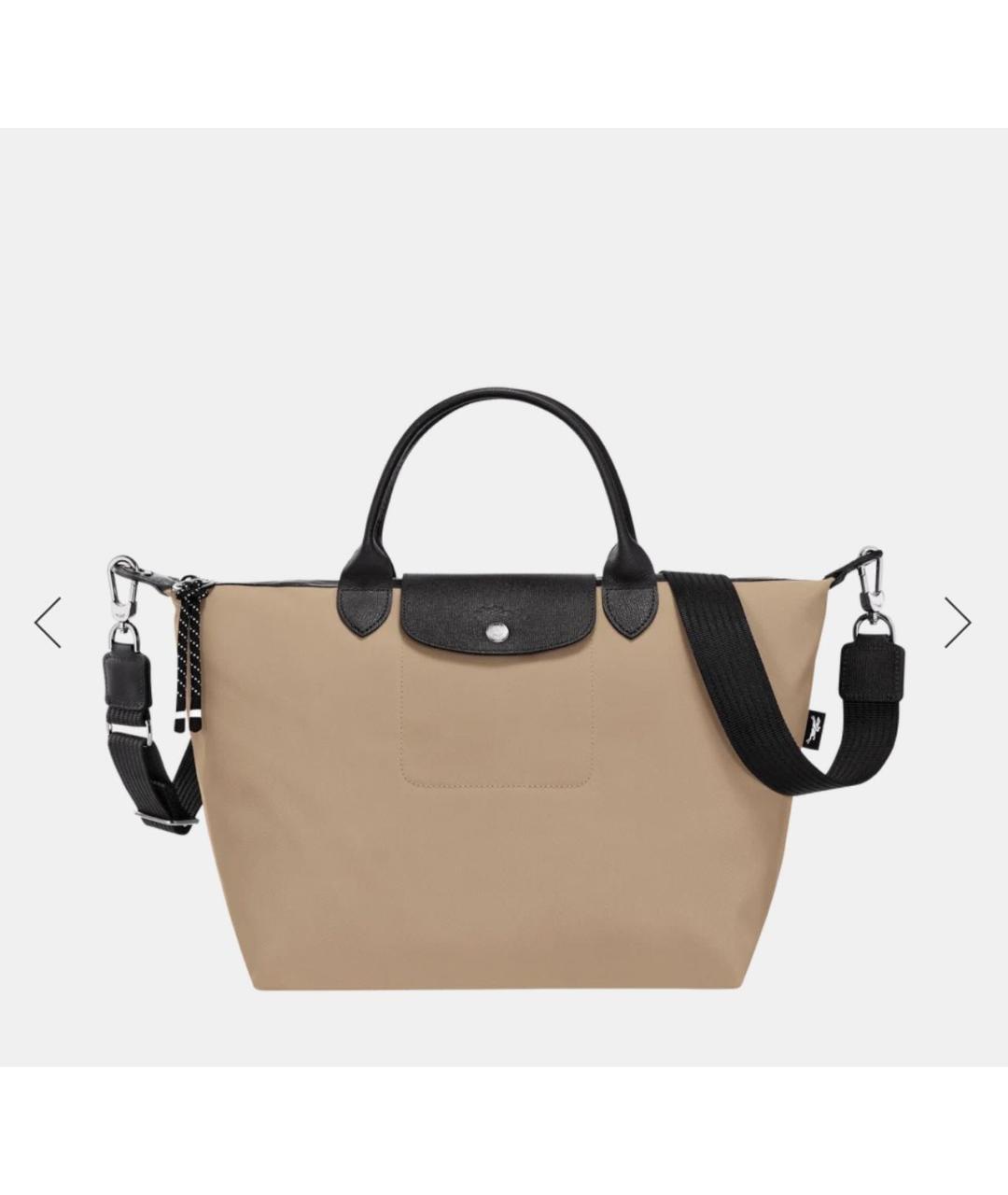 LONGCHAMP Бежевая нейлоновая сумка тоут, фото 8