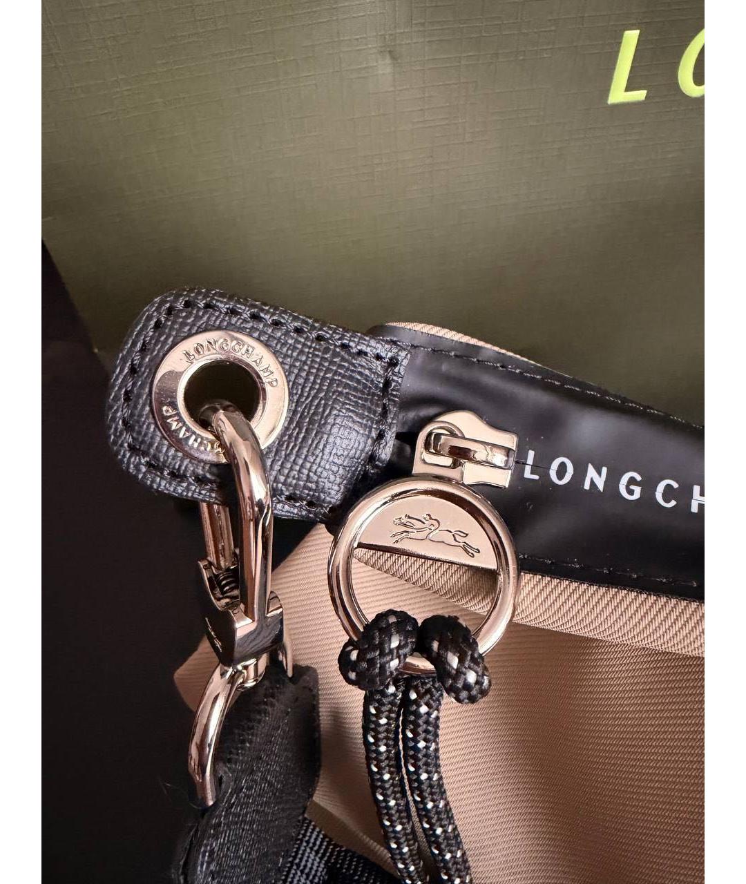 LONGCHAMP Бежевая нейлоновая сумка тоут, фото 6