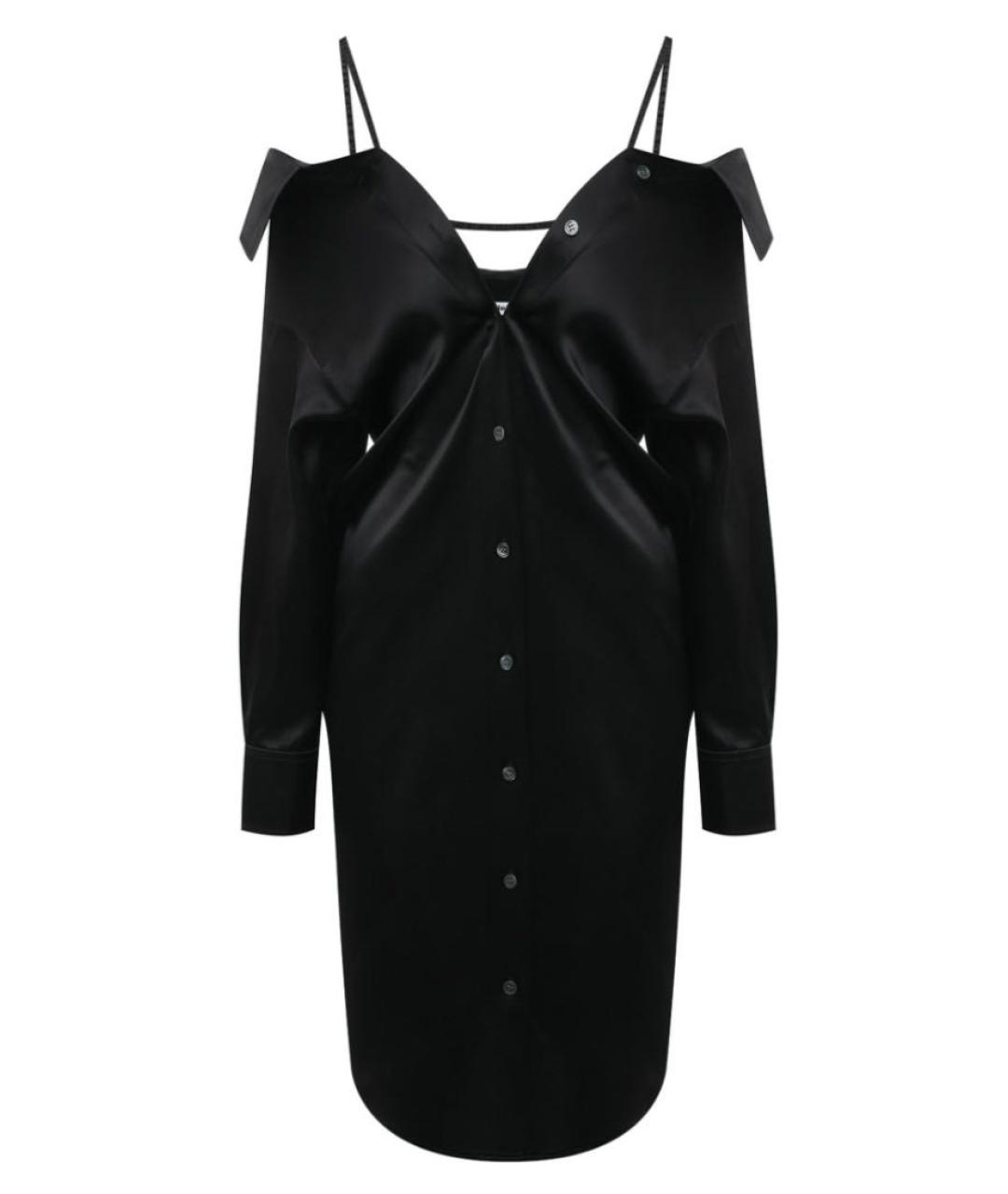 ALEXANDER WANG Черное шелковое платье, фото 9