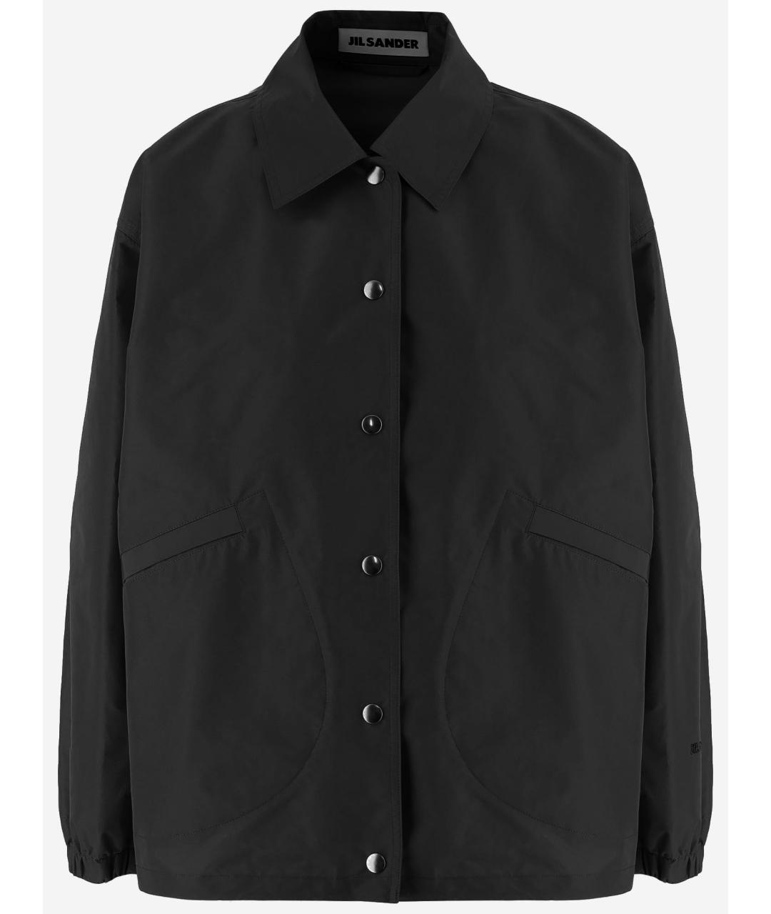 JIL SANDER Черная полиэстеровая куртка, фото 5