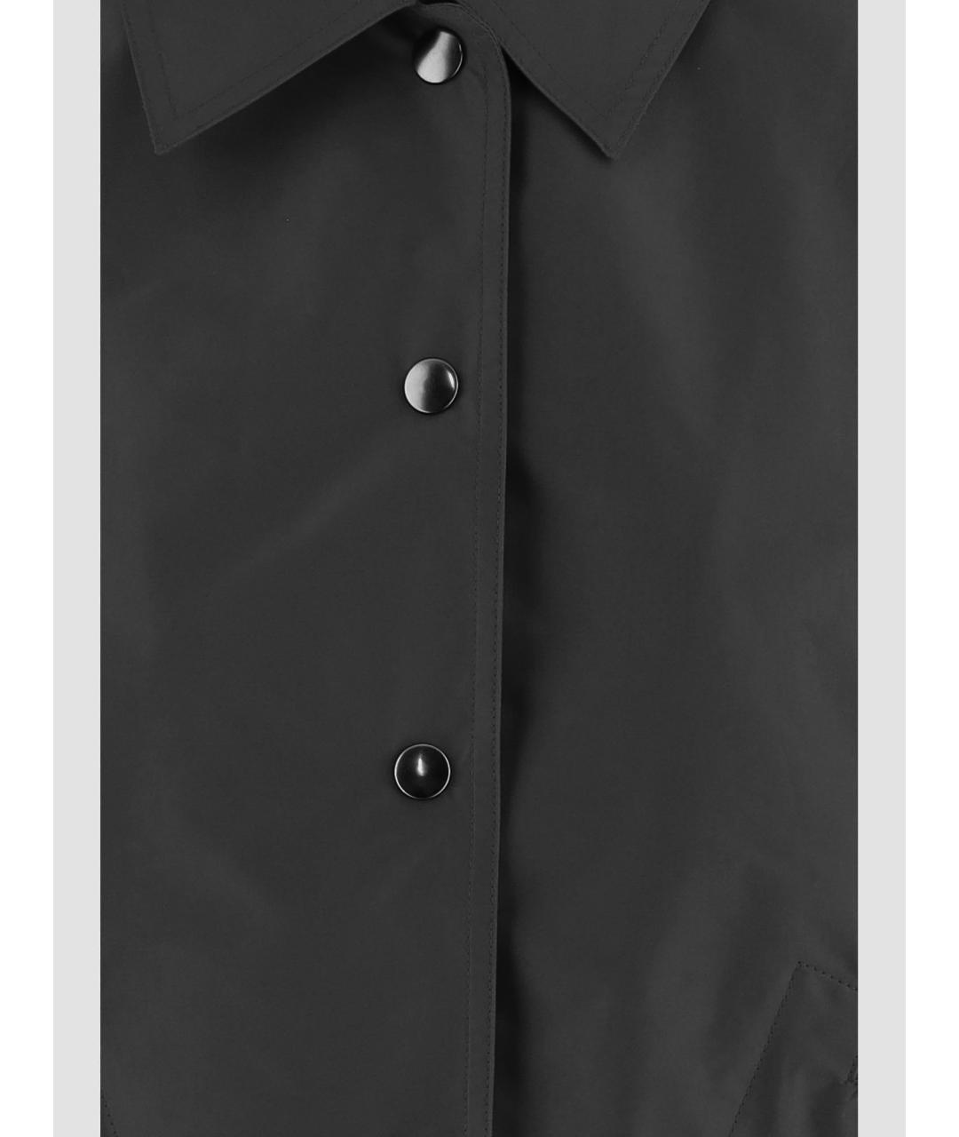 JIL SANDER Черная полиэстеровая куртка, фото 4
