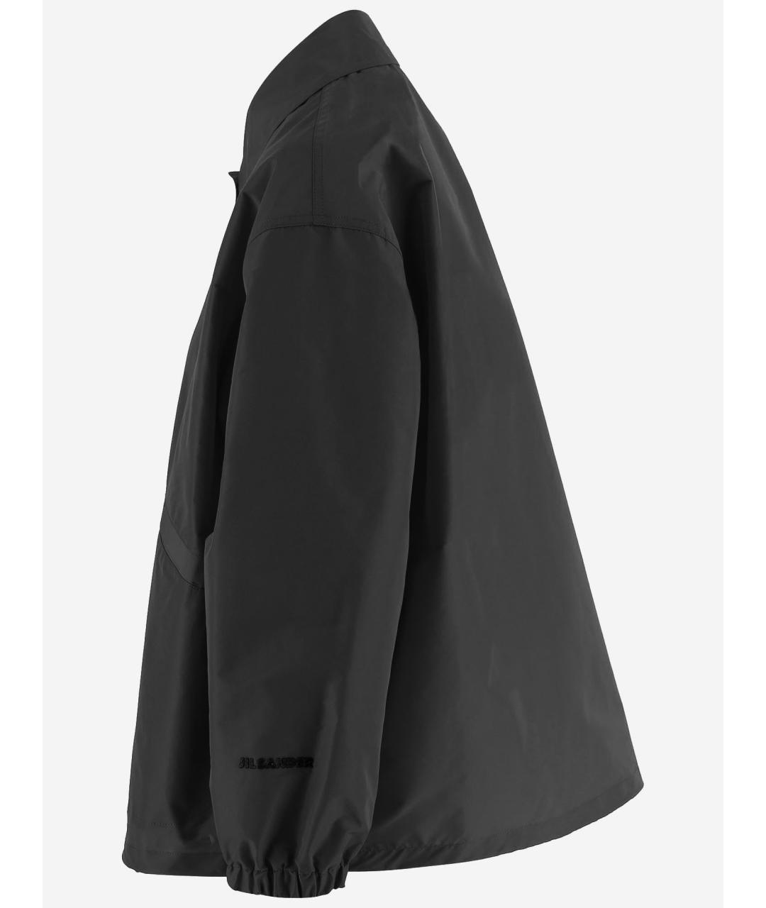 JIL SANDER Черная полиэстеровая куртка, фото 2