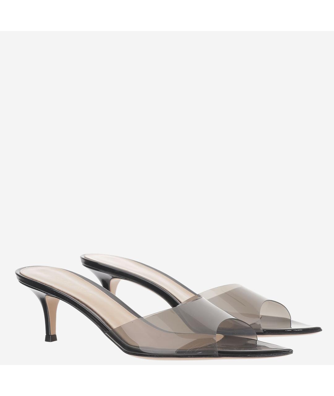 GIANVITO ROSSI Черные мюли, фото 2
