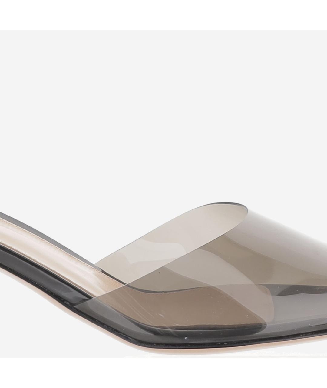 GIANVITO ROSSI Черные мюли, фото 4