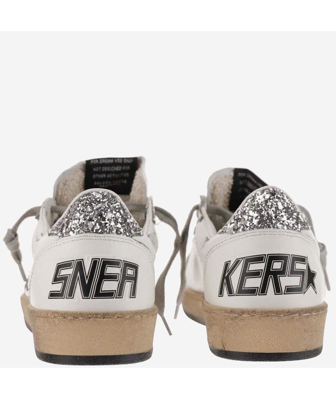 GOLDEN GOOSE Белые кожаные кеды, фото 4