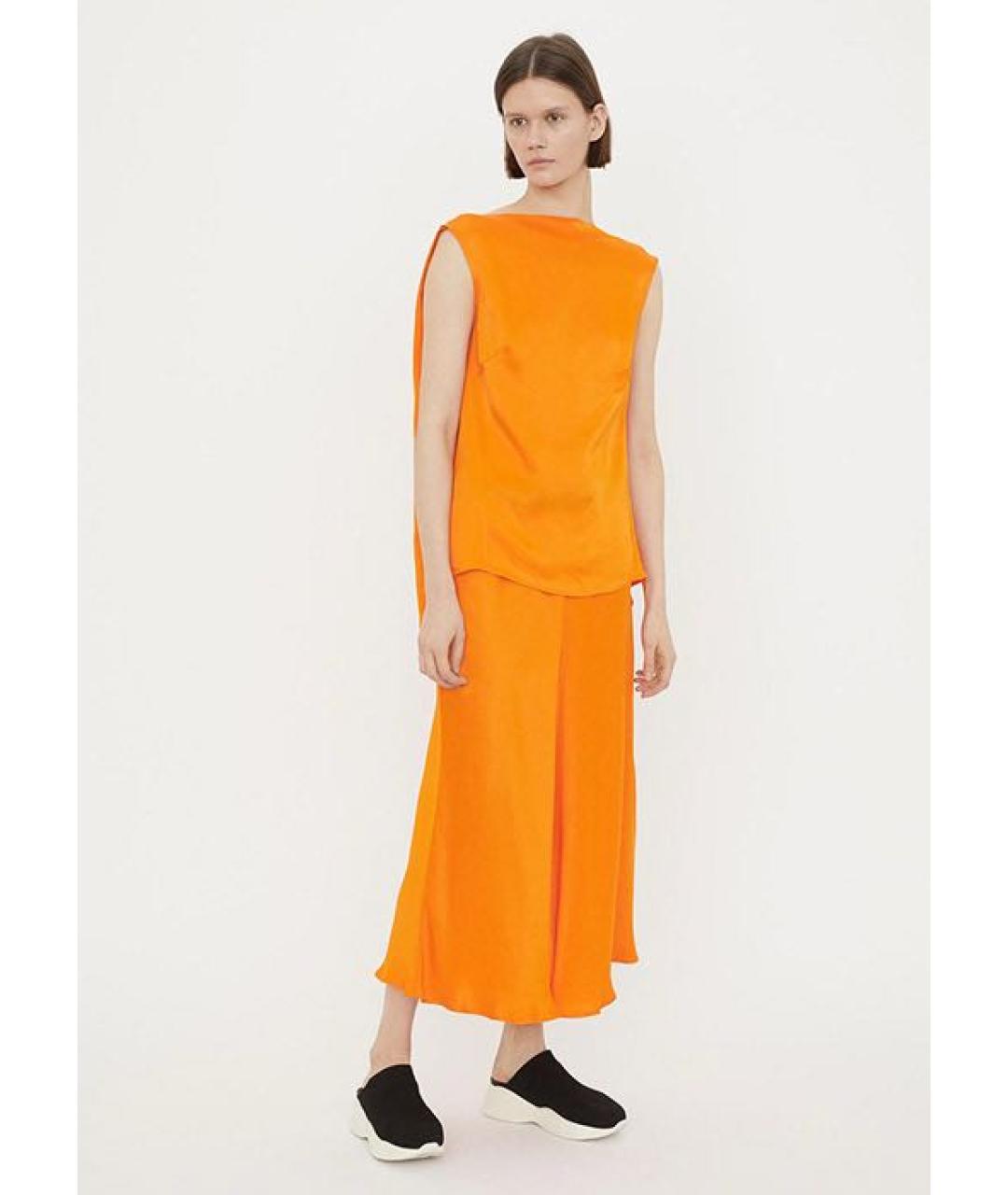 BY MALENE BIRGER Оранжевый вискозный костюм с юбками, фото 2