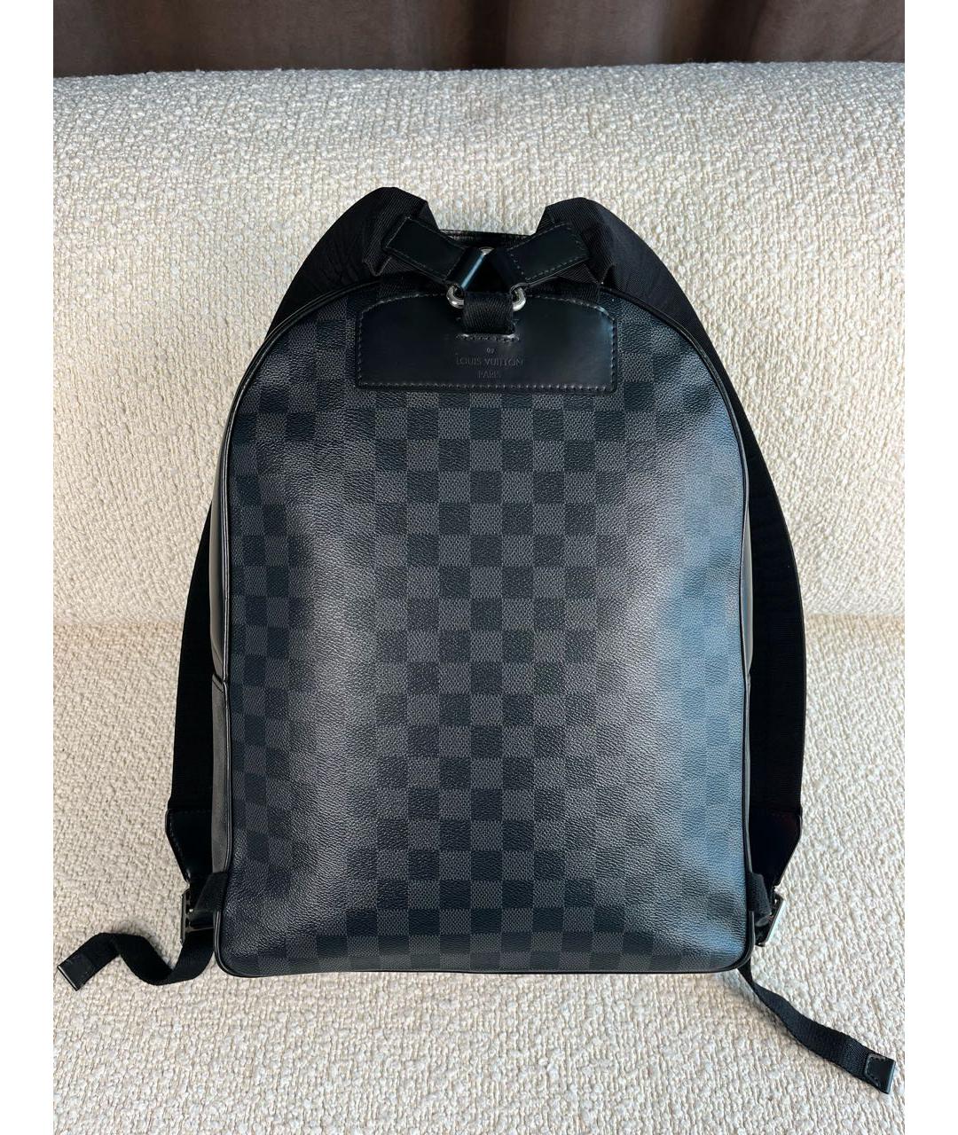 LOUIS VUITTON Антрацитовый рюкзак, фото 3