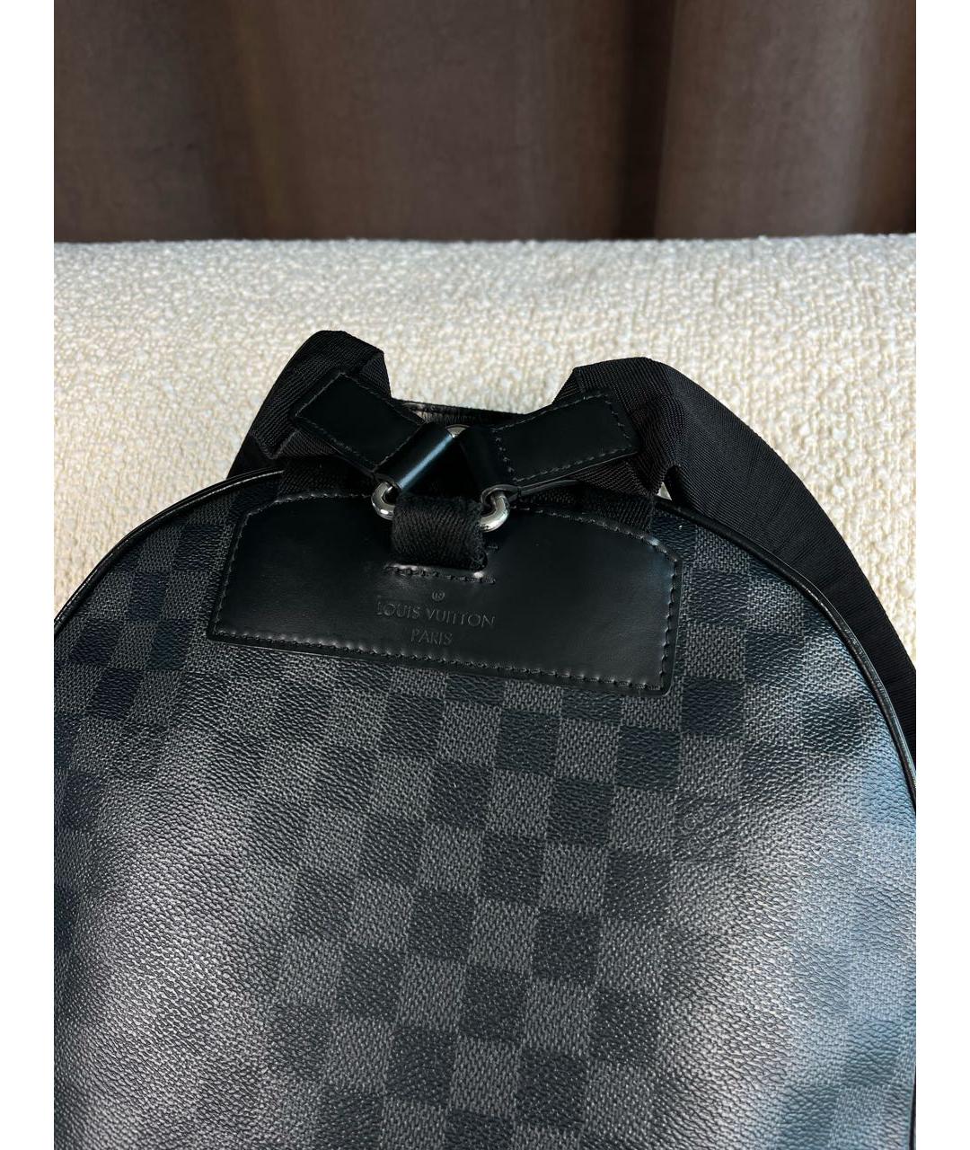LOUIS VUITTON Антрацитовый рюкзак, фото 7