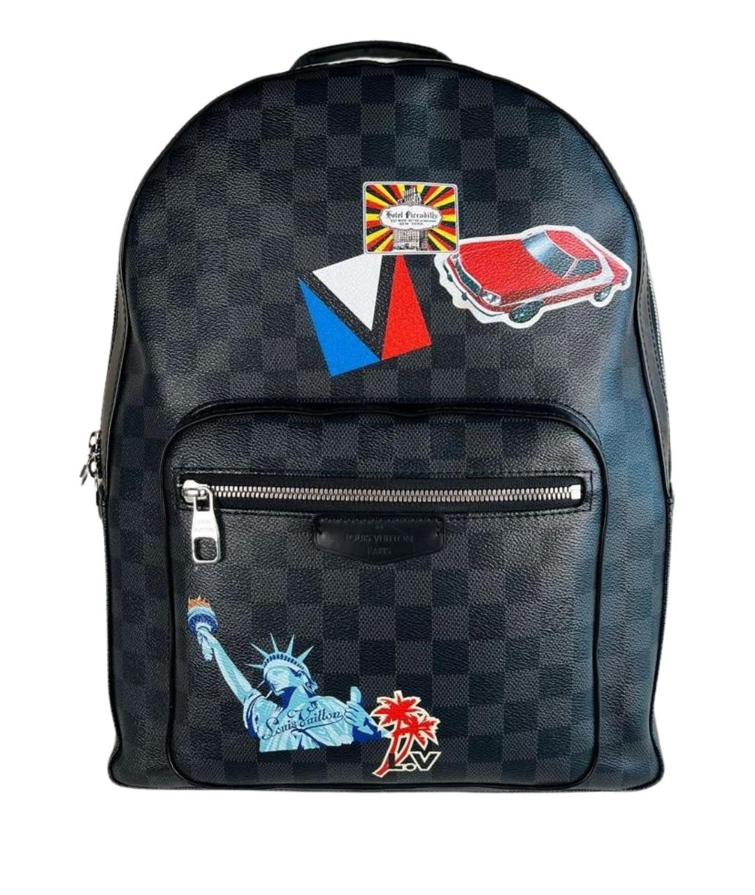 LOUIS VUITTON Антрацитовый рюкзак, фото 1