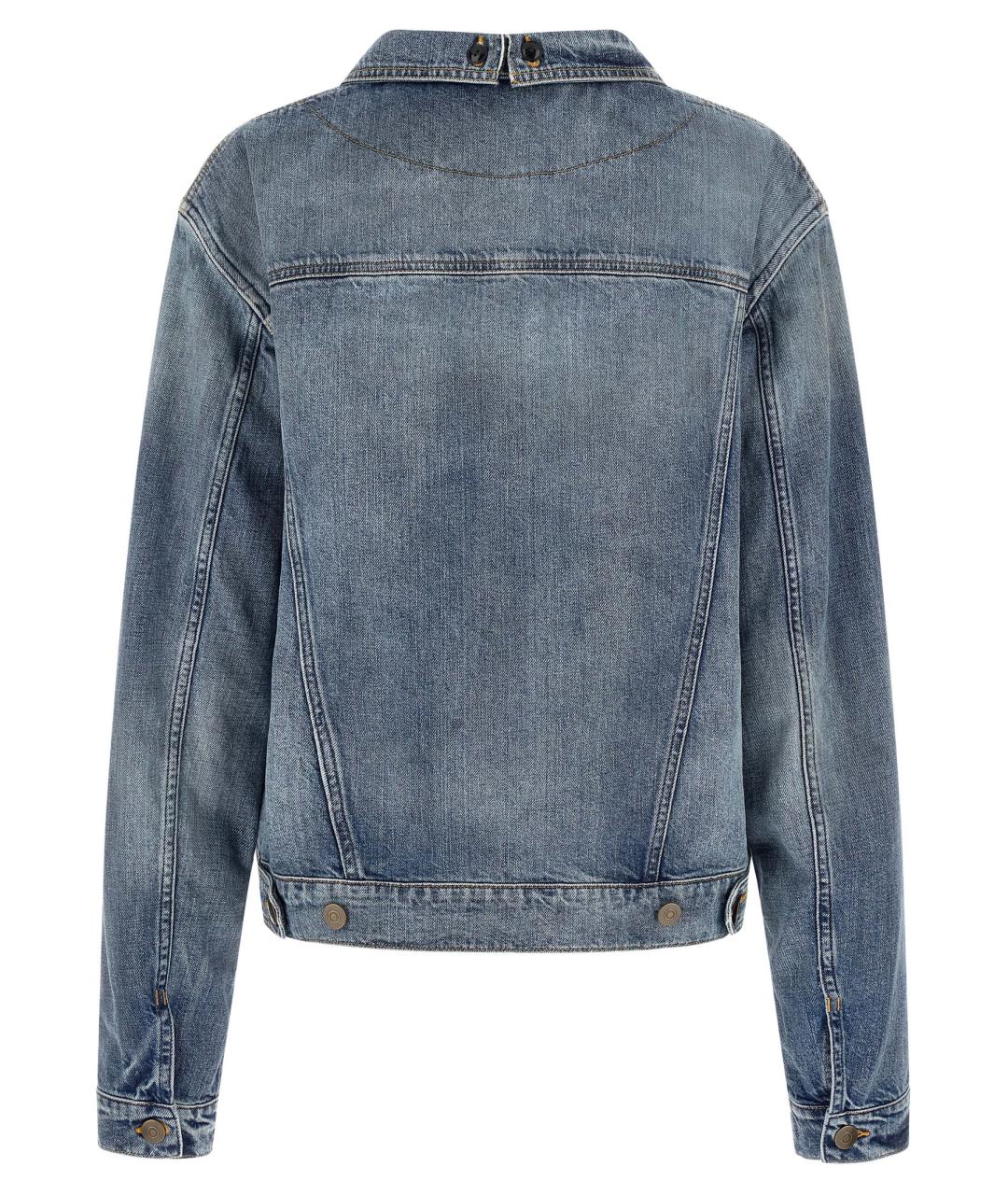 MAISON MARGIELA Синяя хлопковая куртка, фото 2