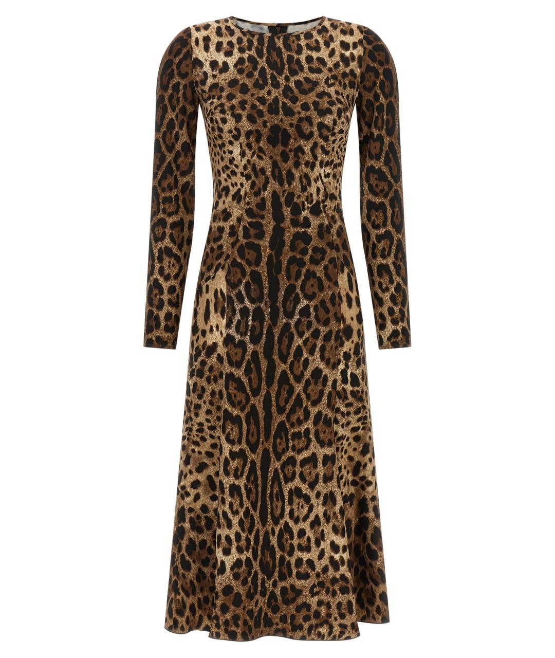 DOLCE&GABBANA Мульти вискозное платье, фото 1