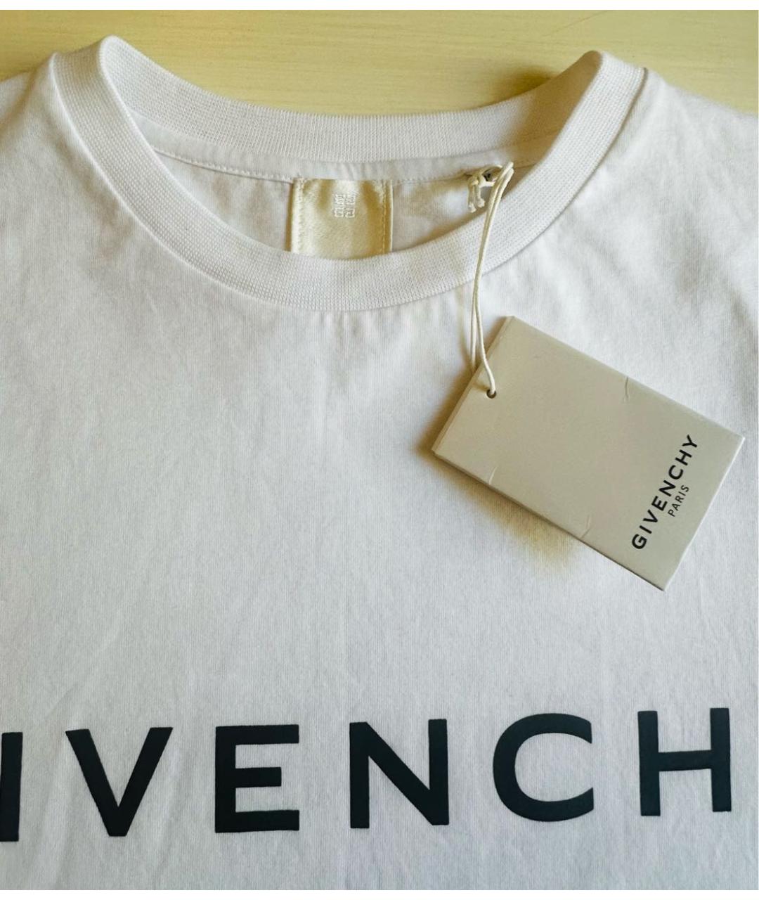 GIVENCHY Белый хлопковый детская футболка / топ, фото 3
