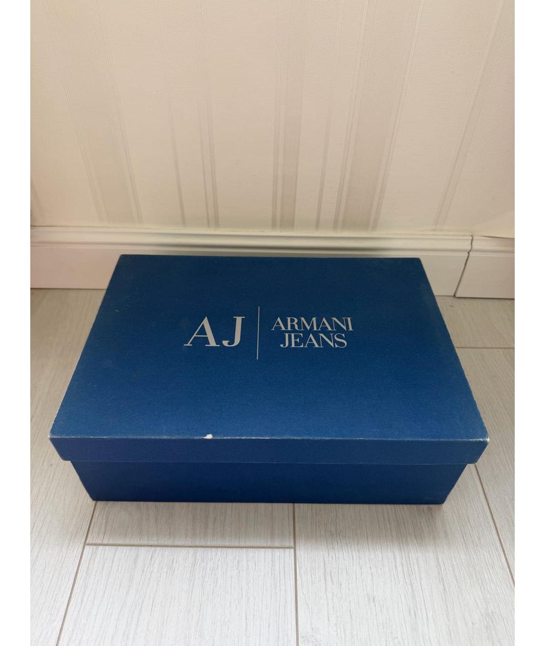 ARMANI JEANS Черные туфли из лакированной кожи, фото 5