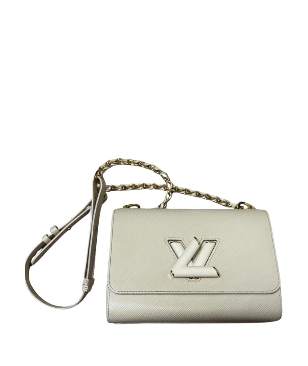 LOUIS VUITTON Бежевая кожаная сумка через плечо, фото 1