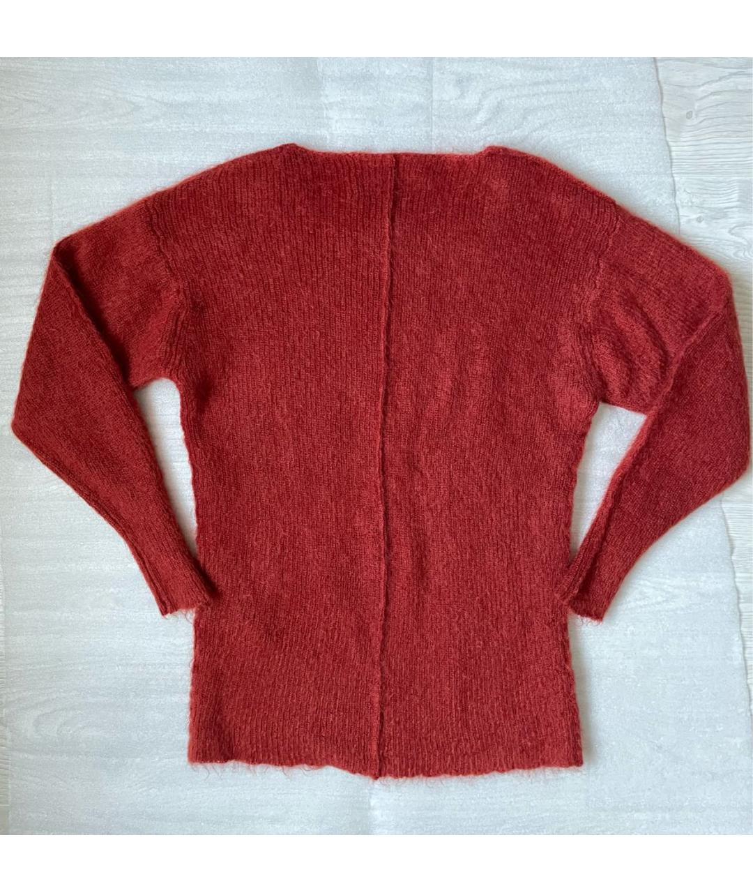 BY MALENE BIRGER Бордовый шерстяной джемпер / свитер, фото 2