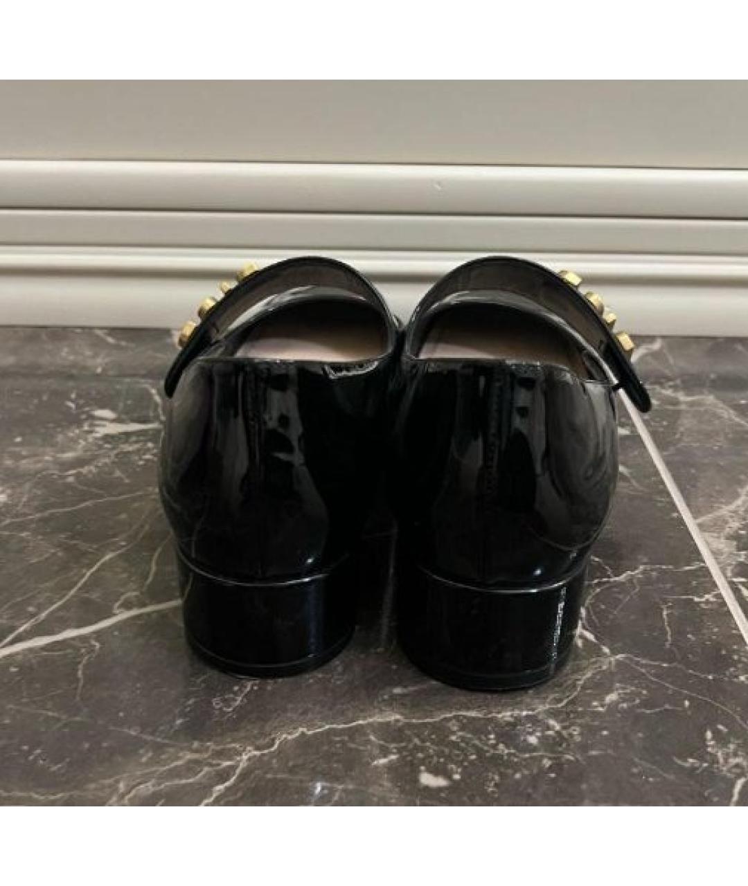 CHRISTIAN DIOR Черные туфли из лакированной кожи, фото 5