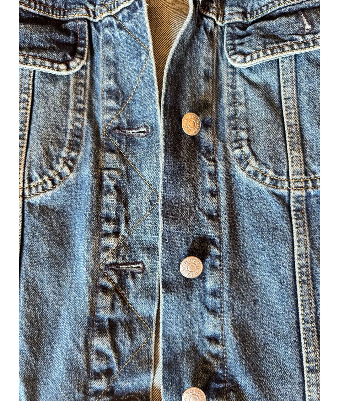 ACNE STUDIOS Синяя хлопковая куртка, фото 5