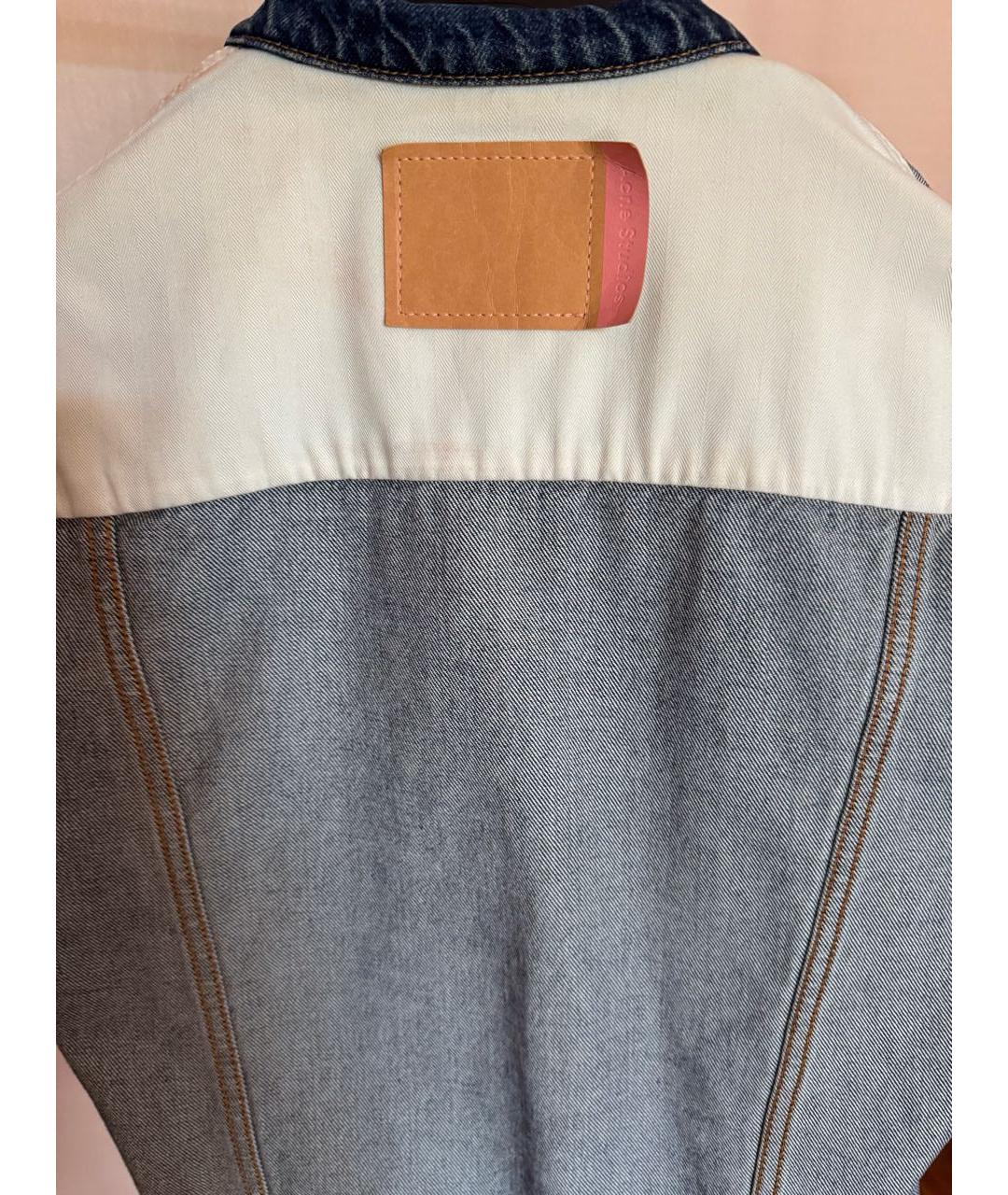 ACNE STUDIOS Синяя хлопковая куртка, фото 3