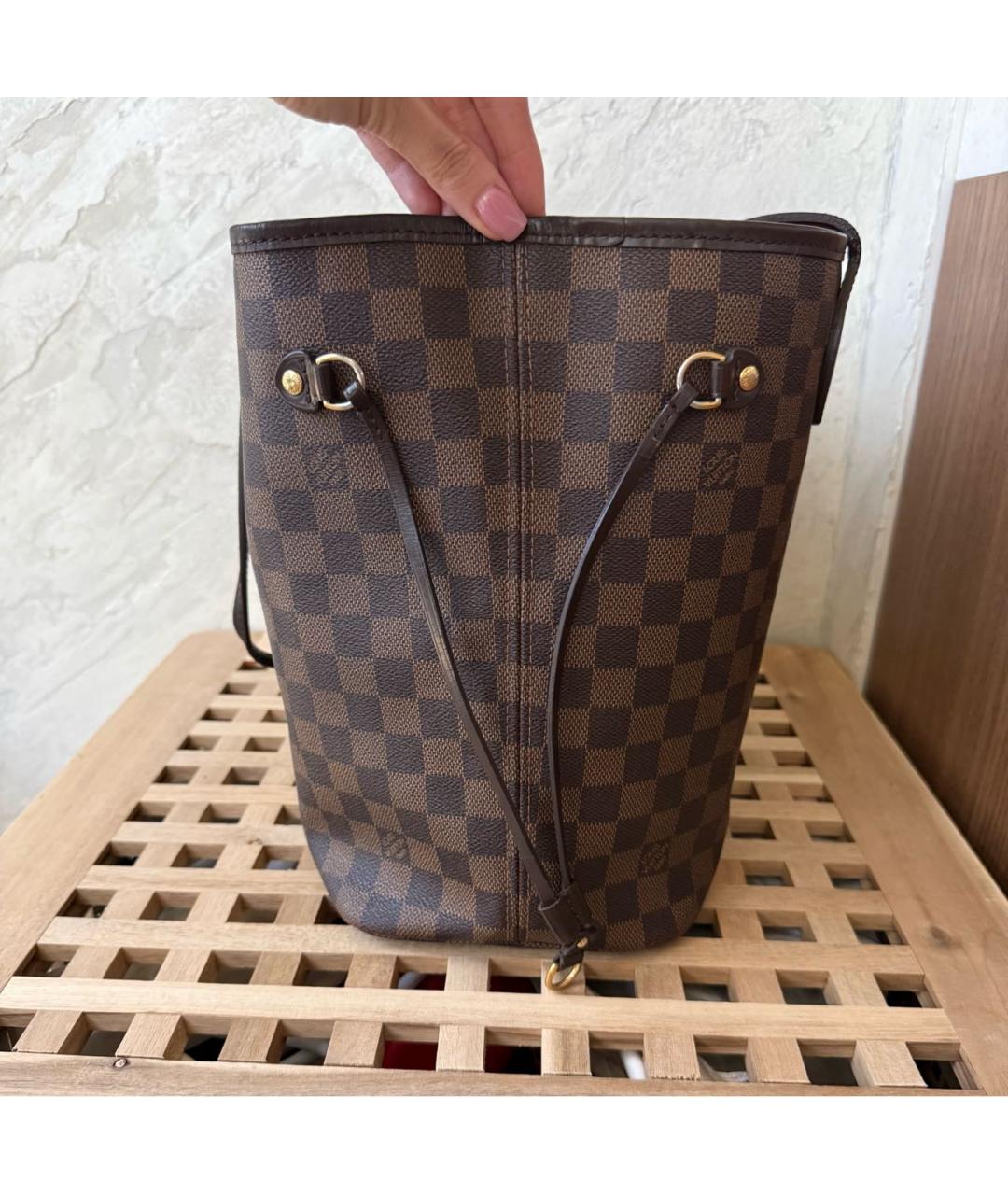 LOUIS VUITTON Коричневая сумка тоут, фото 3