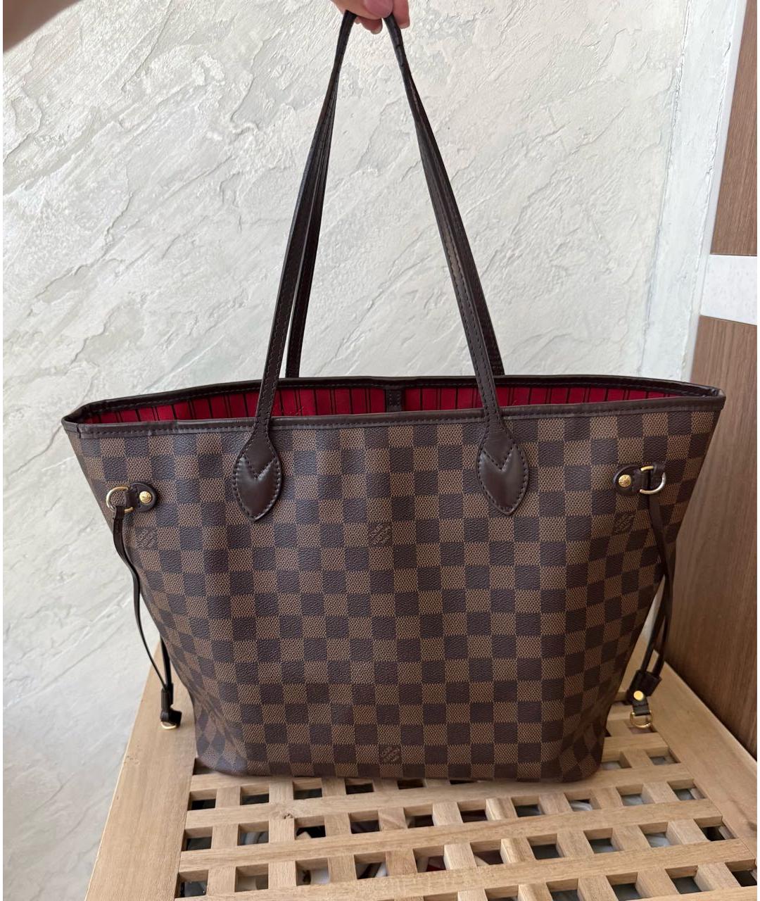 LOUIS VUITTON Коричневая сумка тоут, фото 2