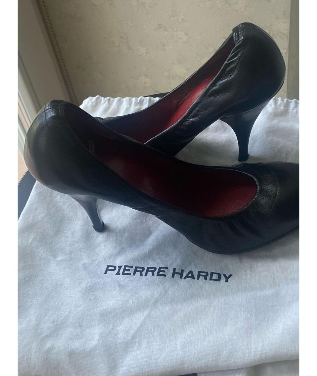 PIERRE HARDY Черные кожаные туфли, фото 9