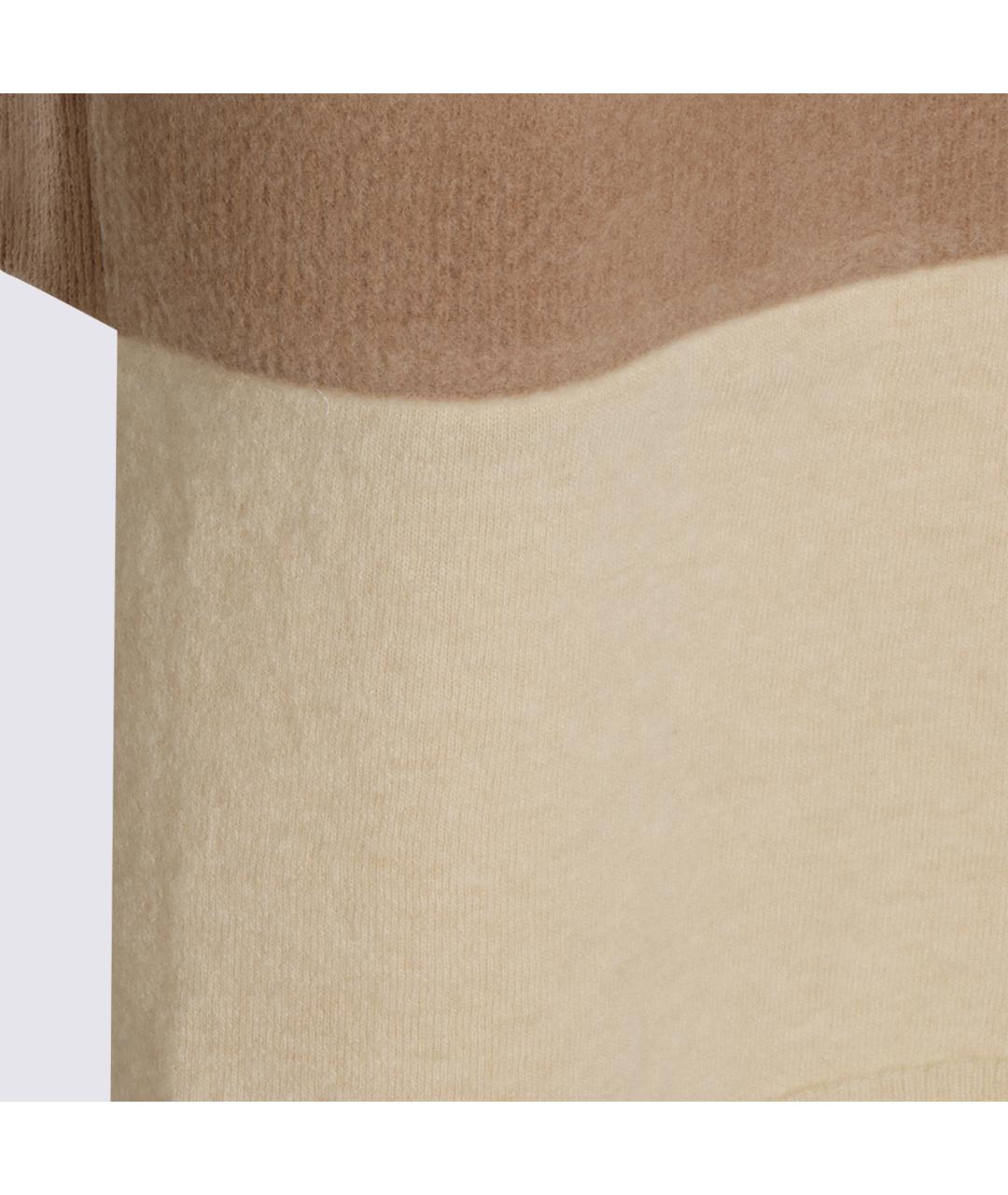 MAISON MARGIELA Бежевая шерстяная жилетка, фото 4