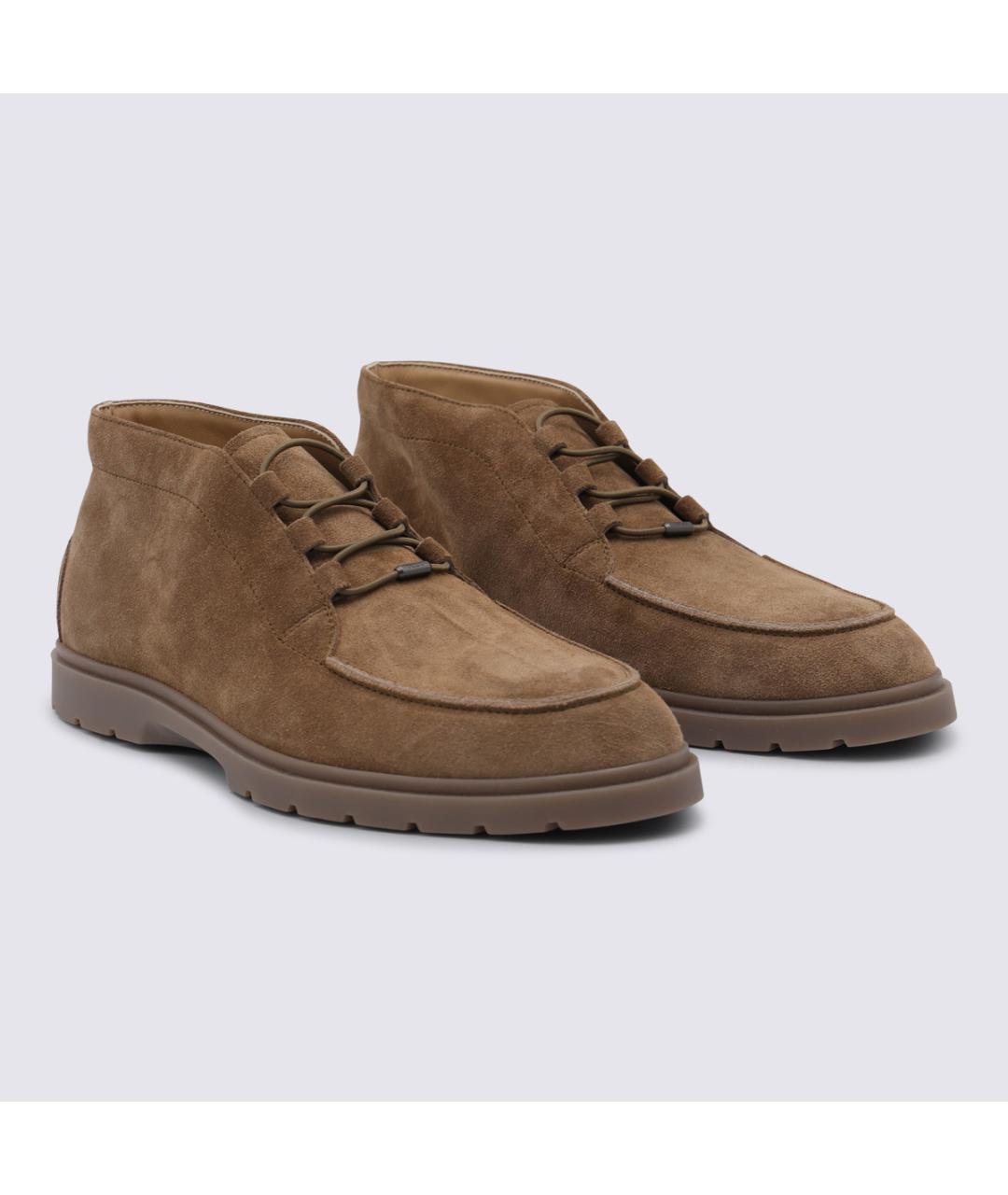 TOD'S Замшевые низкие ботинки, фото 2
