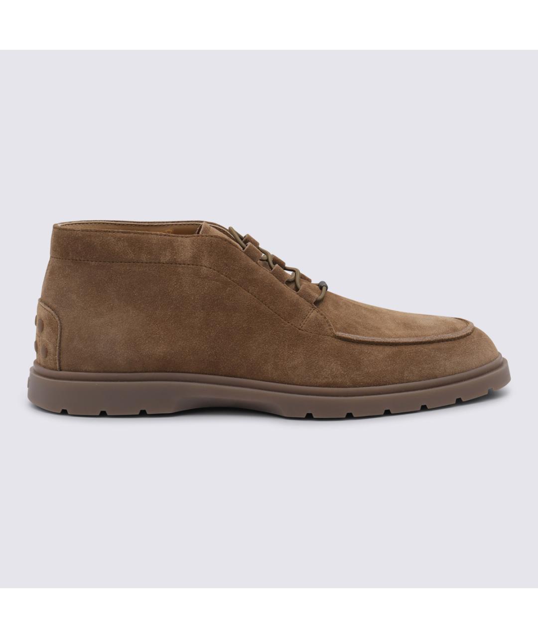 TOD'S Замшевые низкие ботинки, фото 5