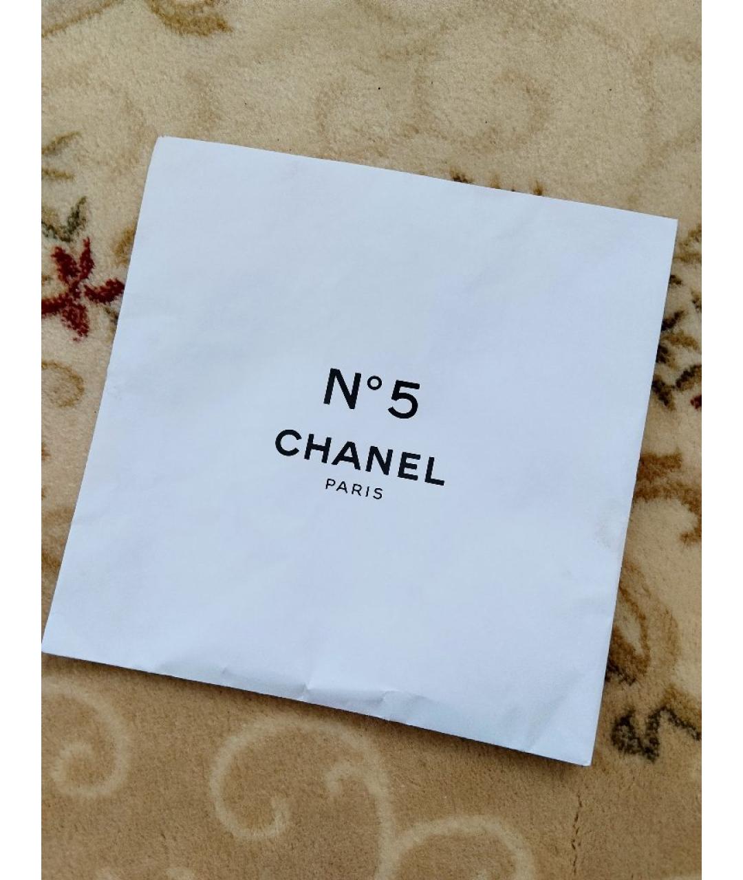 CHANEL BEAUTY Белая хлопковая сумка с короткими ручками, фото 3